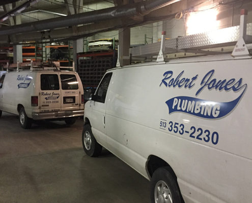 Robert Jones Plumbing Vans US Bank Arena